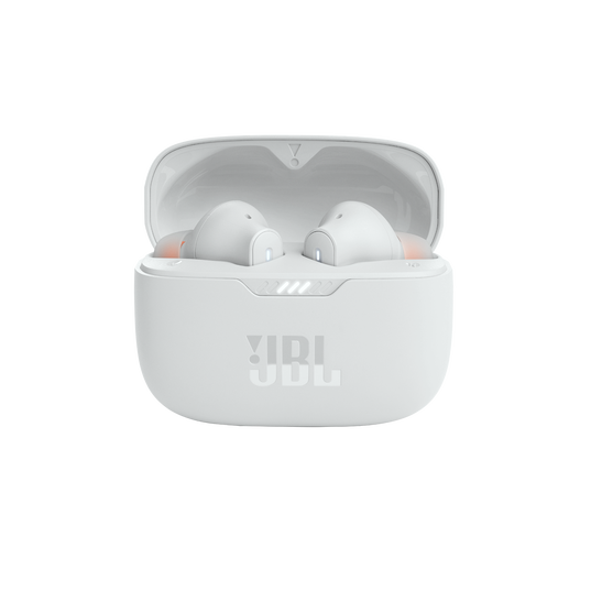 JBL Tune 230NC TWS - White - True wireless noise cancelling earbuds - Detailshot 1